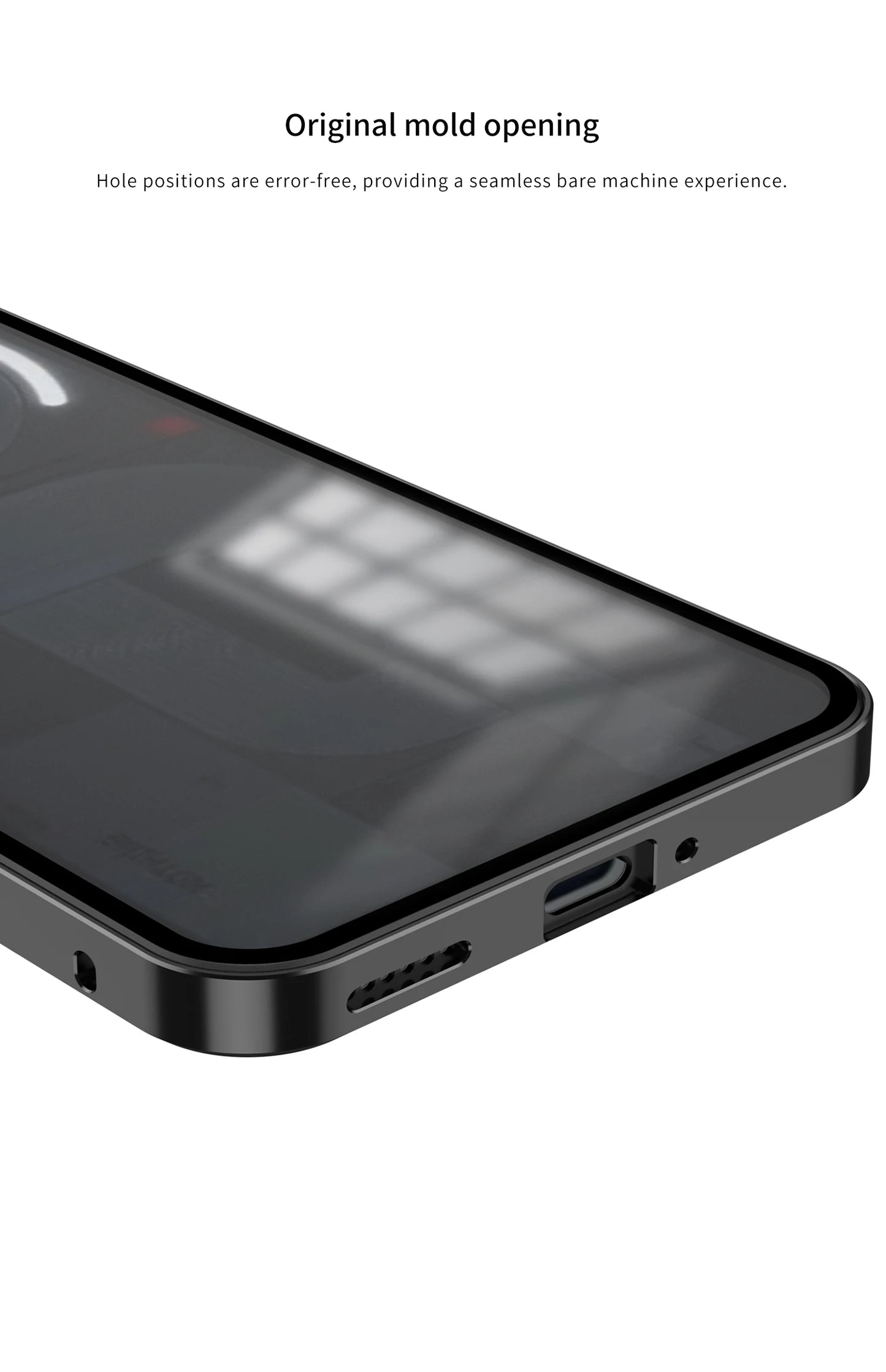 Metal Aluminium Alloy Frame Hard PC Backboard Shockproof Phone Cover for Nothing Phone 3A Pro Case