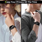 Privacy Tempered Glass+Case For Apple Watch Cover 45mm 41mm 44mm 40mm Anti-Peeping Screen Protector For iWatch 9 8 7 6 5 4 SE