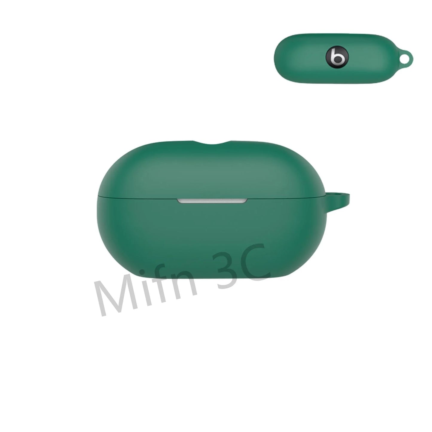 【Logo Visible 】Case for Beats Solo Buds with Keychain Soft Silicone Scratch Resistant Protective Case for Beats Solo Buds 2024