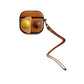 Retro PU Leather Flower Diamond Earpods Case for Apple Airpods 3 Pro2 Gemstone Wrist Strap Wireless Earphone Cover for Airpods 4