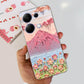 For Xiaomi Poco M6 Pro 2024 Case New Fashion Marble Cartoon Cover Soft Clear Silicone Funda For Xiaomi Poco M6 Pro 4G Phone Case