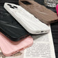 Fashion Fold Wrinkle 3D Love Heart Phone Case For iPhone 13 14 15 Pro Max 16 Plus 11 12 ProMax Soft Matte Silicone Full Cover - Caseverse