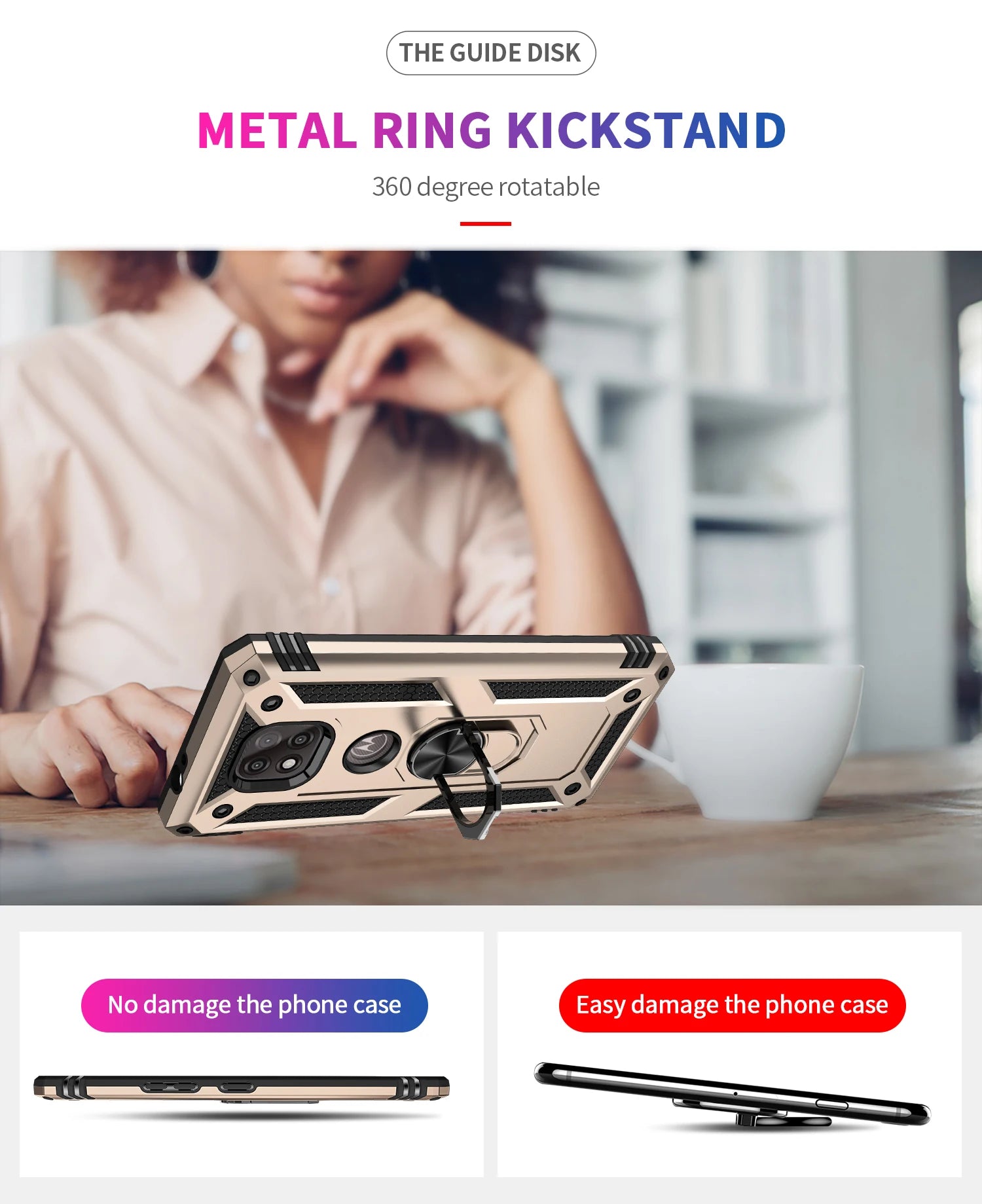 for Moto G Power Case for Phone Moto G Power 2021 Case Shockproof Armor Rugged Military Protective Car Holder Magnetic Cover - Caseverse