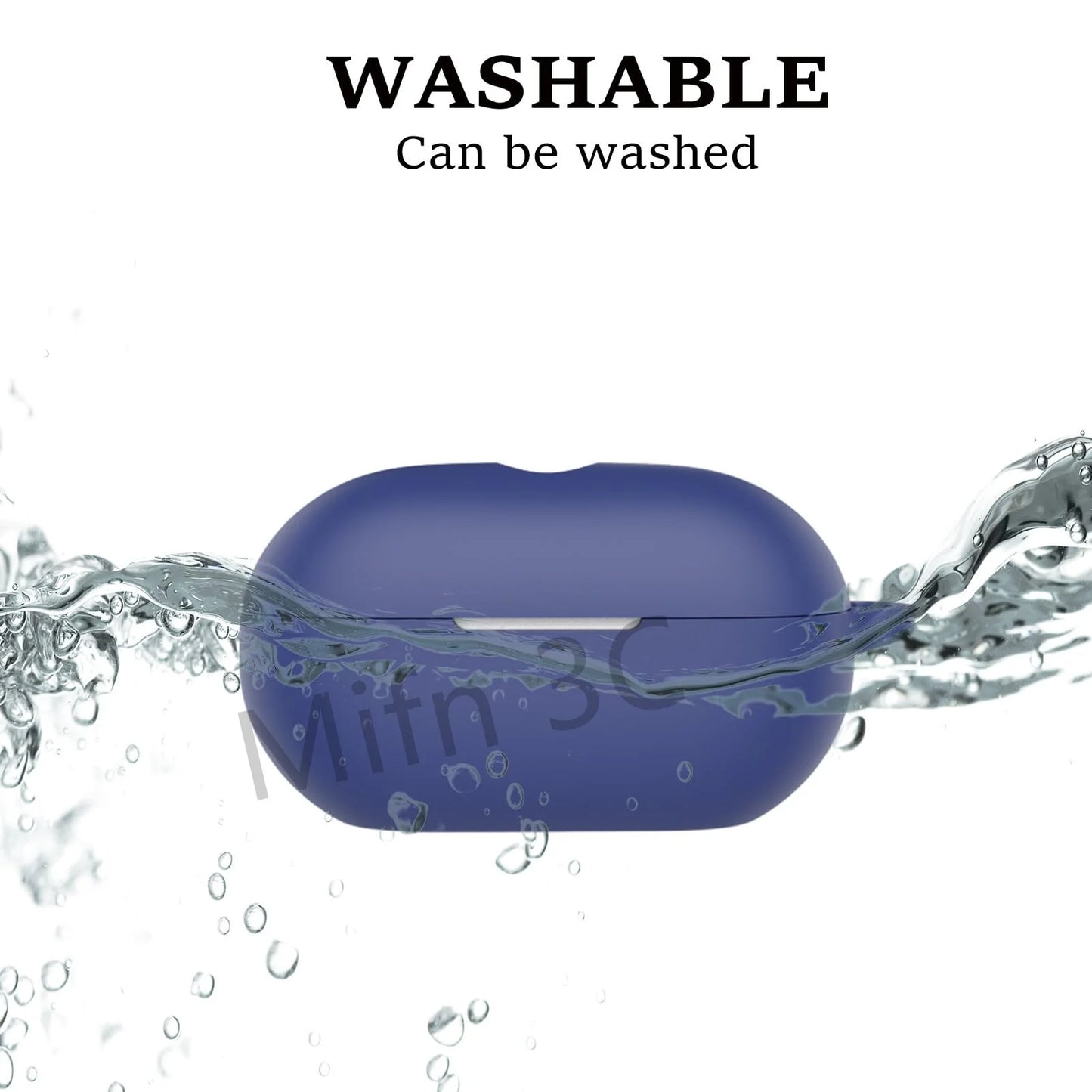 【Logo Visible 】Case for Beats Solo Buds with Keychain Soft Silicone Scratch Resistant Protective Case for Beats Solo Buds 2024