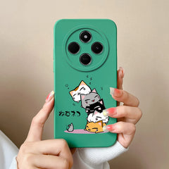 For Redmi 14C Phone Case Cartoon Astronaut Full Coverage Anti Drop Funda For Xiaomi Redmi 14 C Soft Liquid Silicone Bumper Capa