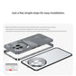 Metal Aluminium Alloy Frame Hard PC Backboard Shockproof Phone Cover for Nothing Phone 3A Pro Case