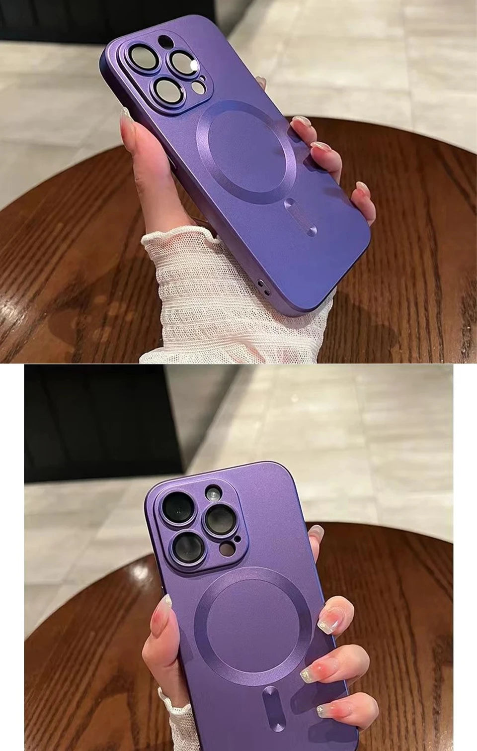 Original For Magsafe Magnetic Case For iPhone 16 13 12 11 14 15 Pro Max Matte Shockproof Cover Wireless Charge Phone Accessories - Caseverse