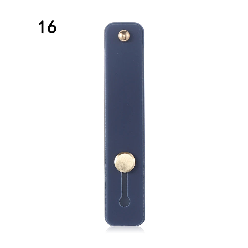 Push Pull Rainbow Phone Grip Silicone Phone Stand Finger Ring Holder Finger Strap Bracket Portable Telescopic Wrist Band - Caseverse