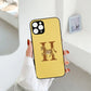 Classic Horse H Cross Leather Fashion Case For Iphone 15 14 13 12 11 Pro Max Mini 7 8 Plus X Xs Xr Max Luxury Phone Cover Funda