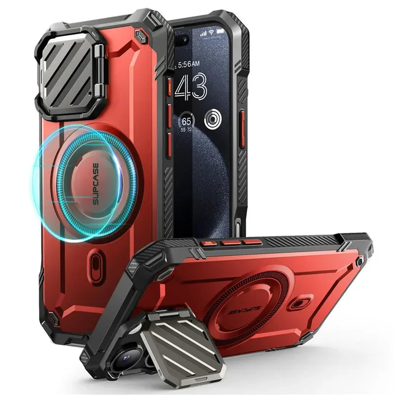 SUPCASE For iPhone 16 Pro Case 6.3" 2024 UB Mag XT Heavy Duty Rugged Strong Magnetic Phone Case with Camera Cover