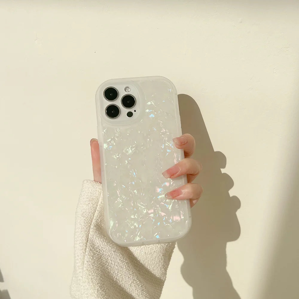 Luxury Glitter Dream Shell Marble Pattern Phone Case For Iphone 15 14 13 12 11 Pro Max For iphone xs max  Case - Caseverse
