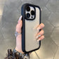 Matte Titanium gray rugged silicone case for iPhone 16 15 14 13 12 11 Pro Max thicken shockproof transparent hard phone cover - Caseverse