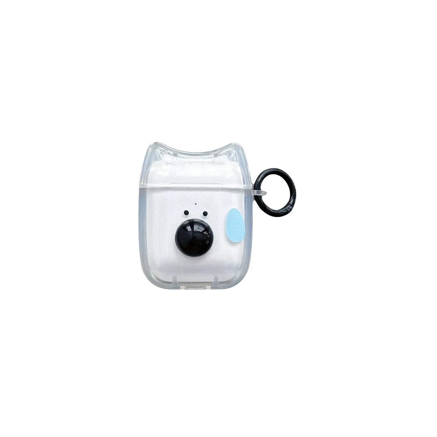 Ins 3D puppy funny dog cartoon wireless bluetooth charging box for apple airpods 1 3 pro 2nd 2 4 relif earphone case