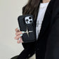 Luxury Metal Star PU Leather Phone Case For iPhone 15 14 13 12 Pro Max 15pro 14Pro Shockproof Cover Men Women Stylish Cases