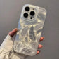 Gradient Colorful Feather Pattern silicone phone case for iPhone 15 14 13 12 11 Pro Max Plus full shockproof hard back cover - Caseverse