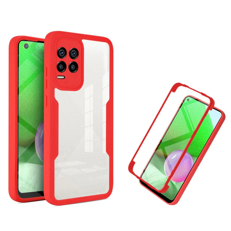 360 Full Body Phone Case For Xiaomi Redmi Note 13 12 Pro Plus 5G Note11s 4G Redmi Note 12 Turbo 5G Built Screen Protector Cover - Caseverse