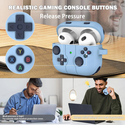 for AirPods 3rd generation charging case With cleaning kits for apple airpods airpod 3 silicone case 3D Game controller
