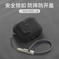 2024 New Hard Protector for AirPods 4 with Magnetic Lid Lock Hybrid Case Luxury Protection Cover for Apple AirPods 4(USB C)