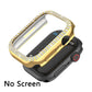 Diamond Bumper Protective Case for Apple Watch Cover Series 7 6 SE 5 4 3 38MM 42 MM For Iwatch 45mm 41mm 40mm 44 mm