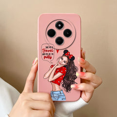 For Redmi 14C Phone Case Cartoon Astronaut Full Coverage Anti Drop Funda For Xiaomi Redmi 14 C Soft Liquid Silicone Bumper Capa