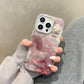 Fashion Glitter Laser Shiny Floral Marble Pattern Shell Case For iPhone 15 Pro Max 16 14 13 11 12 Shockproof Phone Cover Bumper - Caseverse