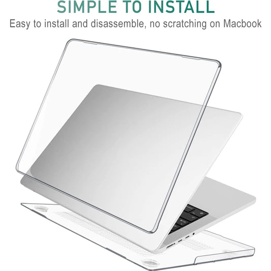 EGYAL for 15 Inch MacBook Air Case 2023 MacBook Air M2 15 Inch Case Model A2941 Case for MacBook M3 Air 13.6 Cover