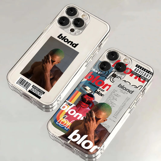 Singer Frank Blonde Oceans Hot Phone Case For iPhone 16 15 14 13 12 11 Mini Pro Max X XR XSMax 7 8 Plus SE20 Transparent Cover
