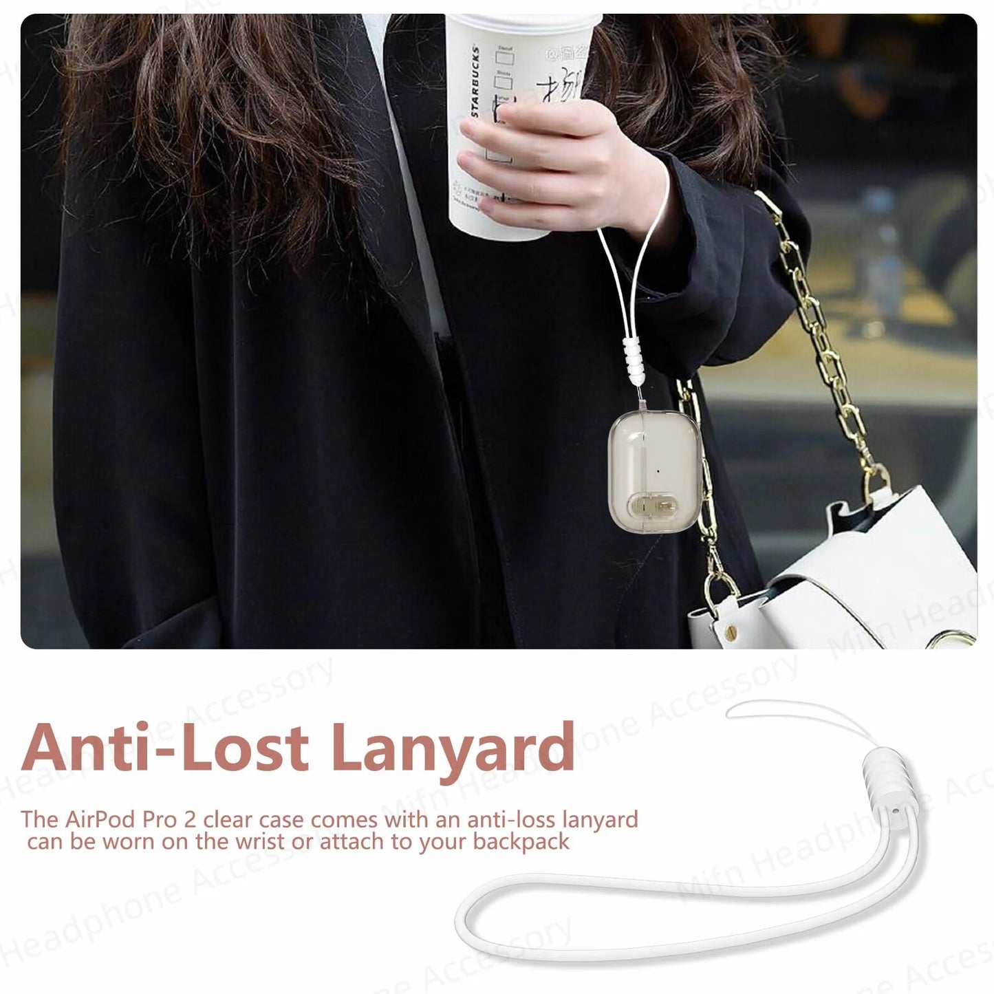 Transparent headphone case For AirPods Pro 2 USB C Funda Capa for AirPod Pro 1st Gen 2 3 Charging Case USB-C 2023 2022 2019 Case