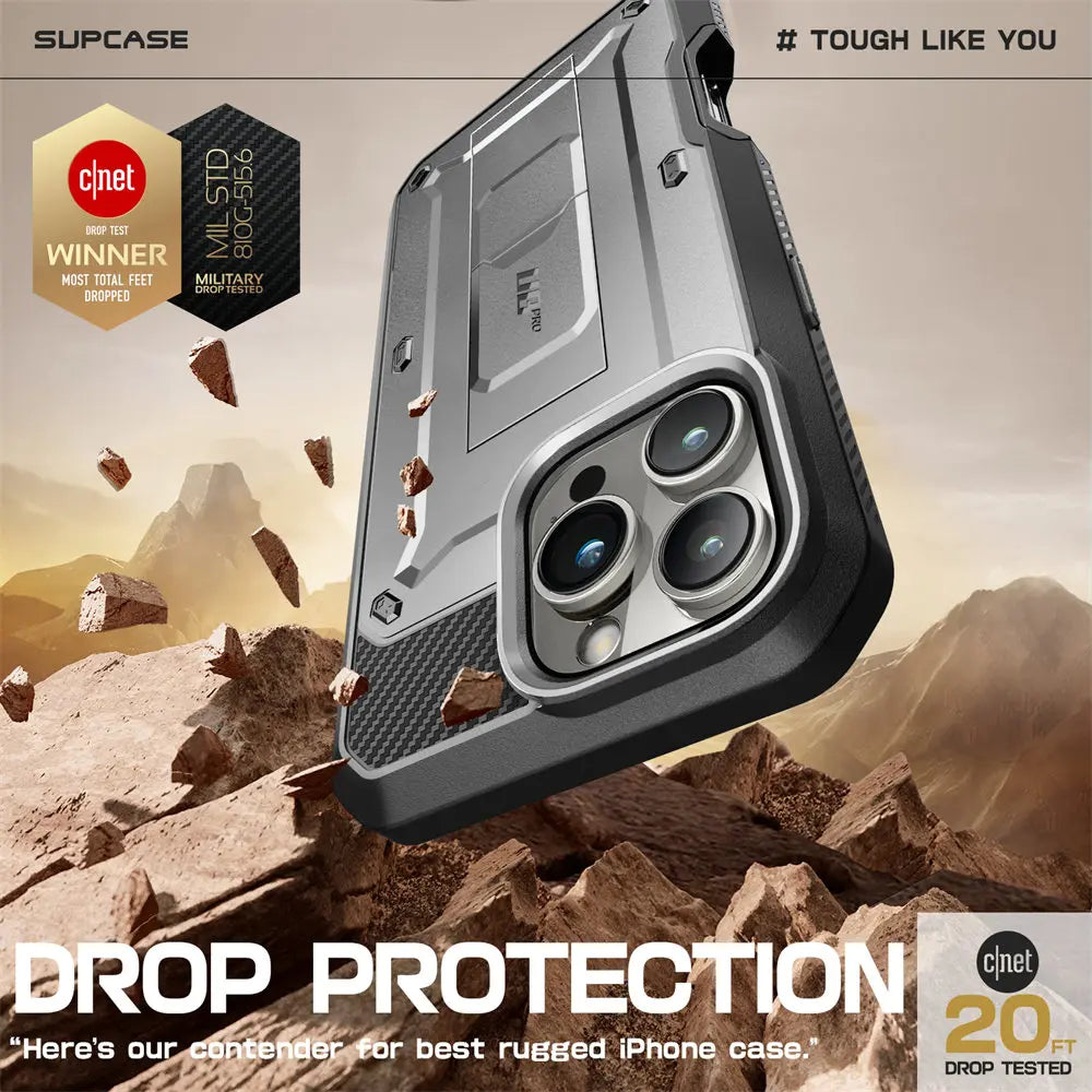 SUPCASE For iPhone 16 Pro Max Case 6.9" (2024) UB Pro Full-Body Heavy Duty Rugged Phone Case with Built-in Screen Protector - Caseverse