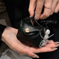 Mini Leather Fashion Bag For Airpods 4 3 2 Pro 2 Galaxy Buds 3/ 3Pro/ Buds FE 2Pro  Headphone Case Can Hold Other Small items