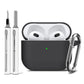 3rd Gen Earphone Case For AirPods 3 Earphone Protective Case With Hook Hole Silicone Cover Earbuds Ear Pads With Cleaner Kit