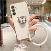 Butterfly Ring Holder Strap Case For Samsung Galaxy A05 A05S A14 A54 A04 A34 A24 M14 4G 5G Stand Cover - Caseverse