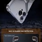 Metal Rimless Phone Case For iPhone 13 14 15 Pro Max Aluminum Removable Heat Dissipation Armor Phone Cover For IPHON 15 Promax