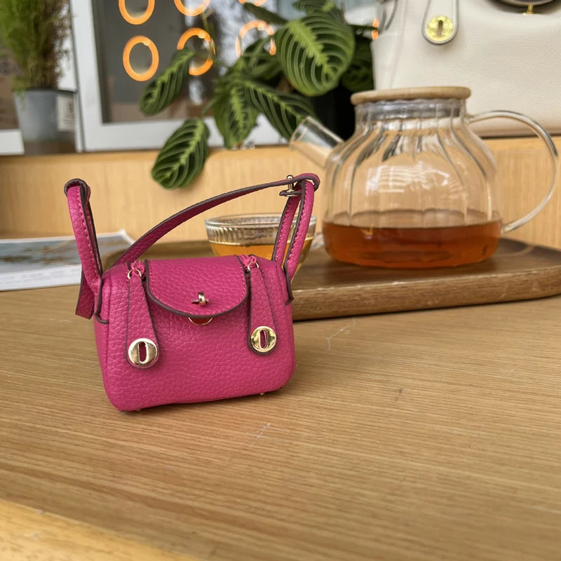 Mini Leather Fashion Bag For Airpods 4 3 2 Pro 2 Galaxy Buds 3/ 3Pro/ Buds FE 2Pro  Headphone Case Can Hold Other Small items