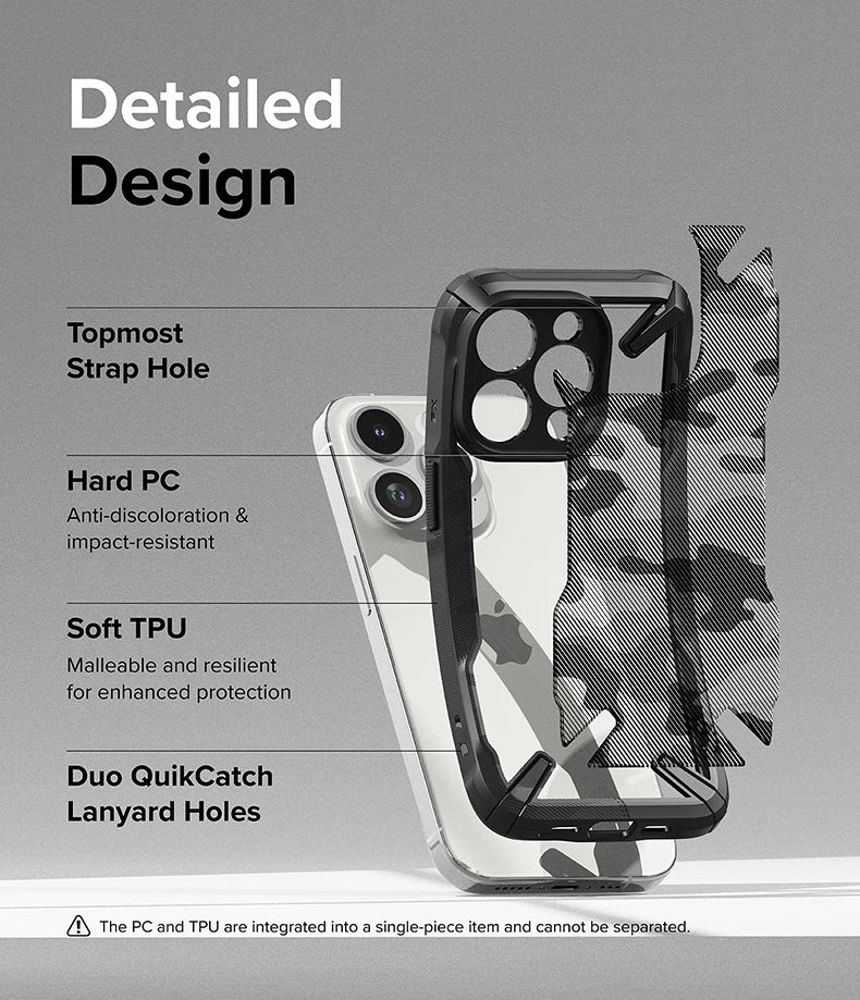 Ringke Case Compatible with iPhone 15 Pro 6.1-Inch, [Military-Grade Protection] Advanced Protection PC + TPU Bumper Phone - Caseverse