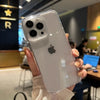 Luxury Transparent Soft Acrylic Phone Case For iPhone 16 15 14 13 12 11 Pro Max XS X XR 7 8 Plus Mini Shockproof Bumper Cover - Caseverse