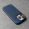 YMW Magnetic Genuine Leather Case for iPhone 16 Pro Max 15 14 Personality Cowhide Magnetic Phone Cover - Caseverse