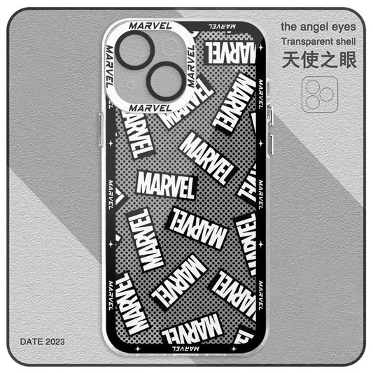 Marvel Logo Cover Phone Case for Motolora Moto G22 G32 G52 G71 G72 G73 Edge 40 Clear Soft TPU