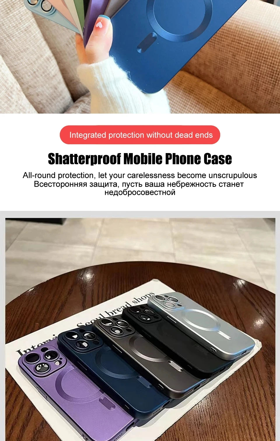 Original For Magsafe Magnetic Case For iPhone 16 13 12 11 14 15 Pro Max Matte Shockproof Cover Wireless Charge Phone Accessories - Caseverse