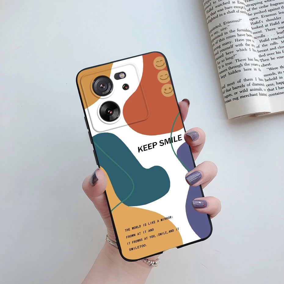 For Xiaomi 13T Pro Case Fashion Marble Astronaut Silicone Phone Cases For Xiaomi Mi 13T Mi13T 13 T Pro 5G Protection Back Cover - Caseverse