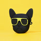 Cute Cartoon 3D Bulldog Dog Earphone Case for Airpods 3 2 1 Pro2 3rd Generation Silicone Soft Cover for Air Pods Pro 2 with Hook