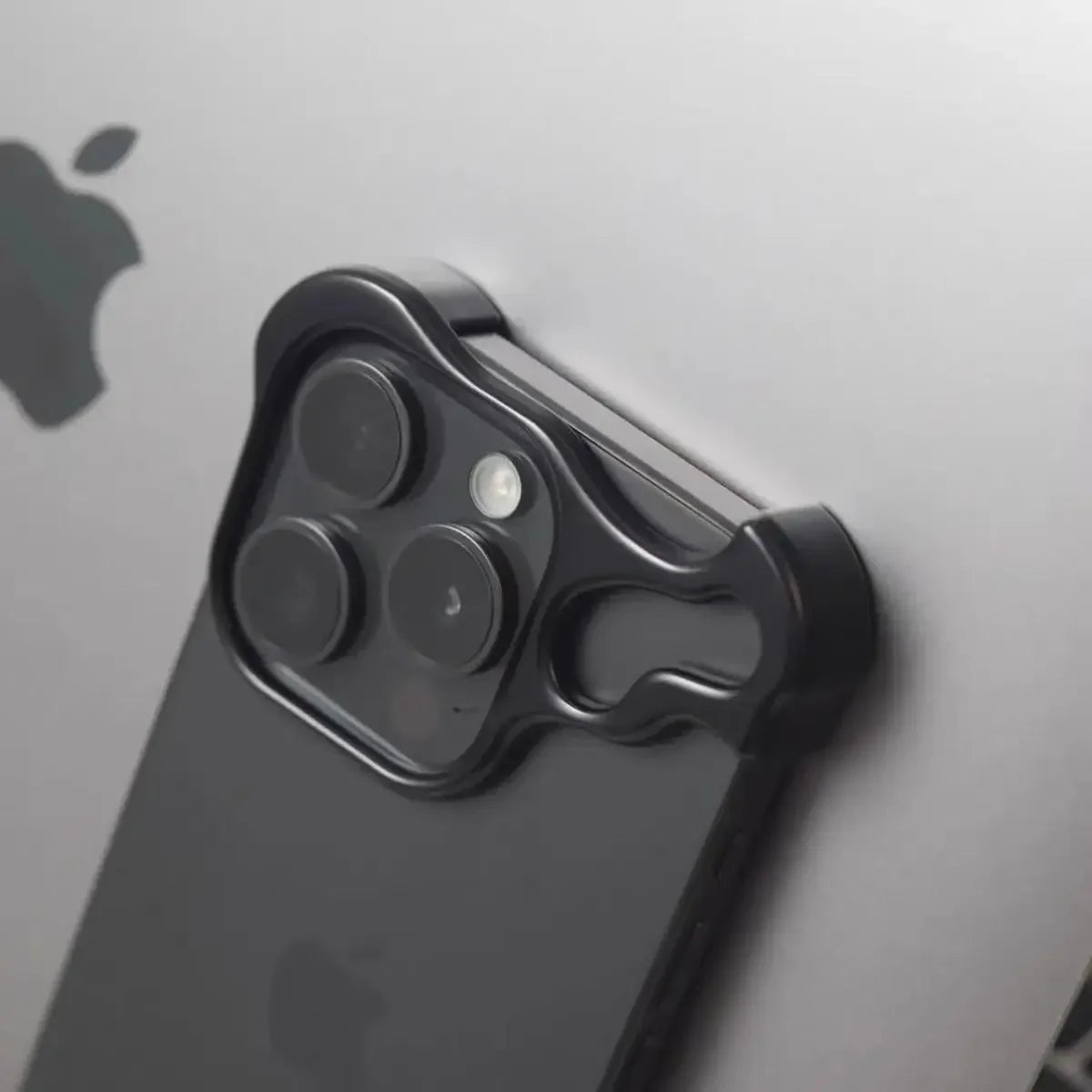 Luxury Irregular Aluminum Alloy Bumper Phone Case For IPhone 12 13 14 15 16 Pro Max 16Pro Plus Lens Film Protection Metal Cover - Caseverse