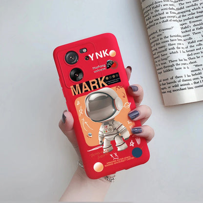For Xiaomi 13T Pro Case Fashion Marble Astronaut Silicone Phone Cases For Xiaomi Mi 13T Mi13T 13 T Pro 5G Protection Back Cover - Caseverse