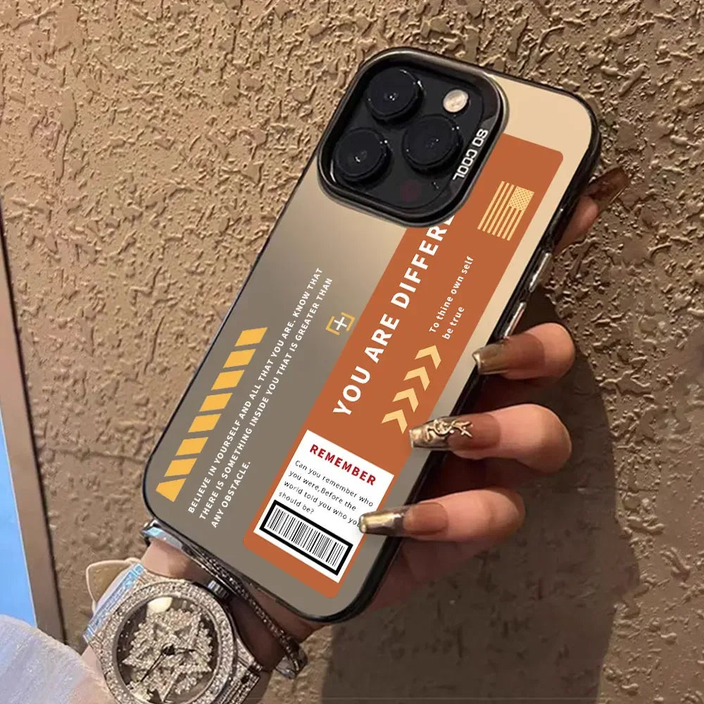 Case For Honor X6B X9B X8B X7B X7A X8A X9A X50I Label Letters Luxury Silver IMD Phone Case HonorX7B 4G X9A 5G Back Cover Fundas - Caseverse