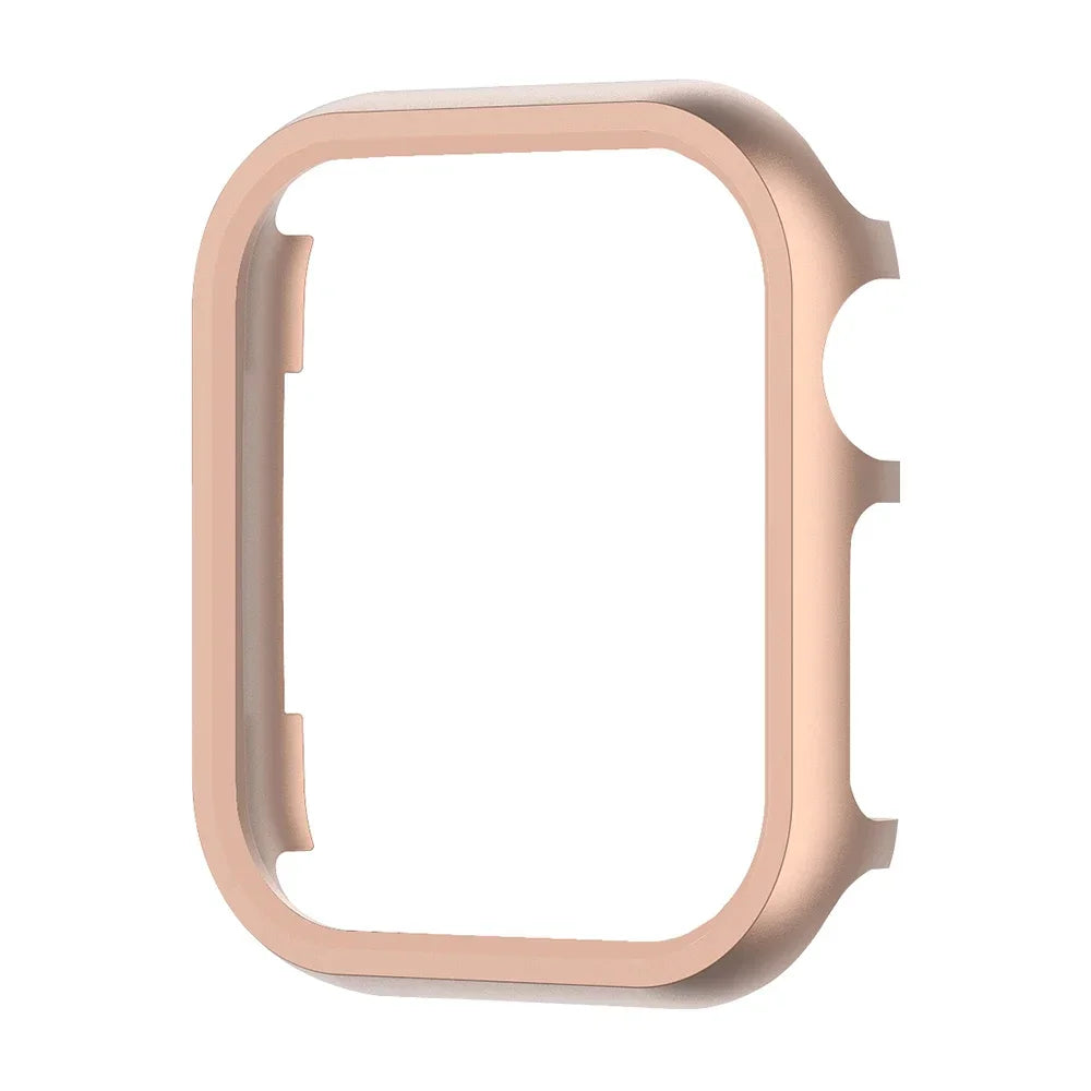 Lightweight Metal Protective Frame for iWatch Serie 9 8 7 6 5 4 SE Aluminum Alloy Case for Apple Watch Cover 40mm 41mm 44mm 45mm