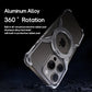 Metal Frameless Magsafe Magnetic Holder Phone Case For iPhone 16 15 14 13 Pro Max 16promax Aluminum Alloy Frame Shockproof Cover
