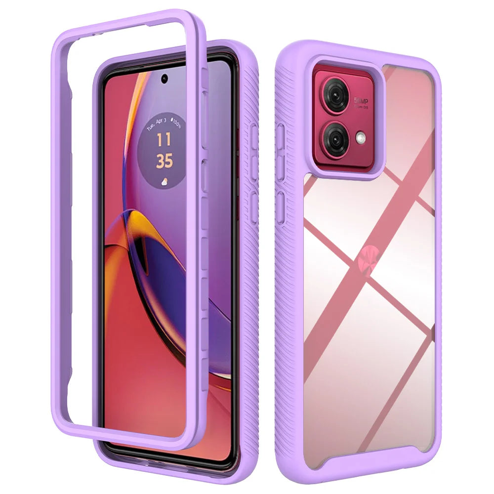 Moto G84 5G Phone Case Shockproof Clear Case TPU Bumper Rugged Cover For Motorola Moto G84 5G Protective Case - Caseverse