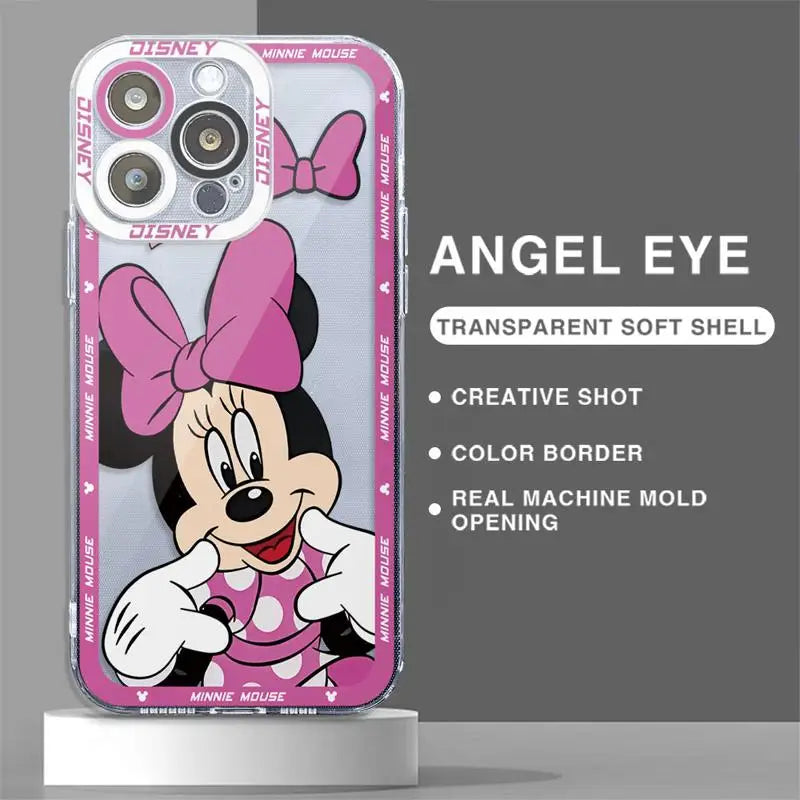 Disney Mickey Minnie Mouse- Phone Case for Motolora Moto Edge 40 5G G32 G72 G73 G71 G52 G22 Soft Cover - Caseverse