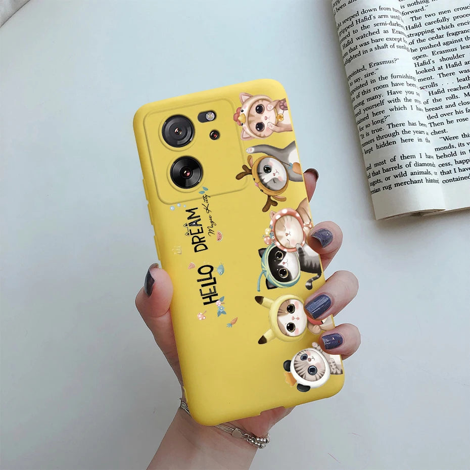 For Xiaomi 13T Pro Case Fashion Marble Astronaut Silicone Phone Cases For Xiaomi Mi 13T Mi13T 13 T Pro 5G Protection Back Cover - Caseverse