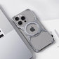 Metal Frameless Magsafe Magnetic Holder Phone Case For iPhone 16 15 14 13 Pro Max 16promax Aluminum Alloy Frame Shockproof Cover